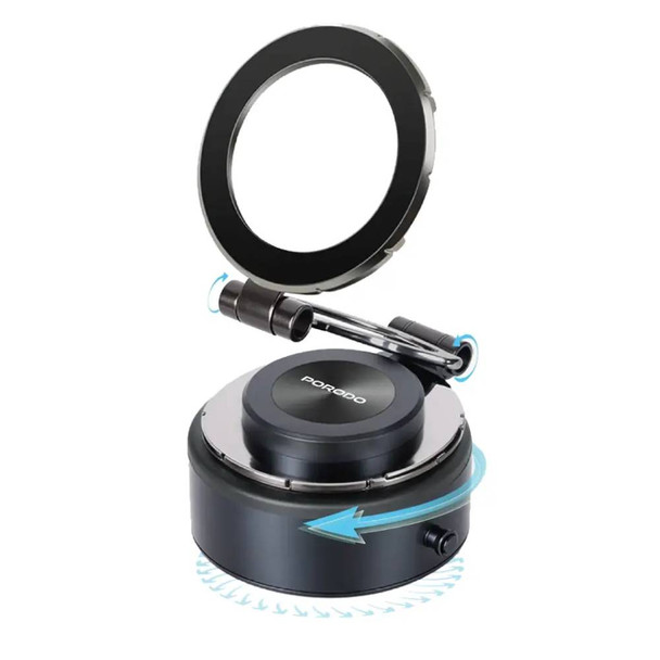 Porodo Vacuseal Magsafe Magnetic Mount - Black | PD-HSM10-BK