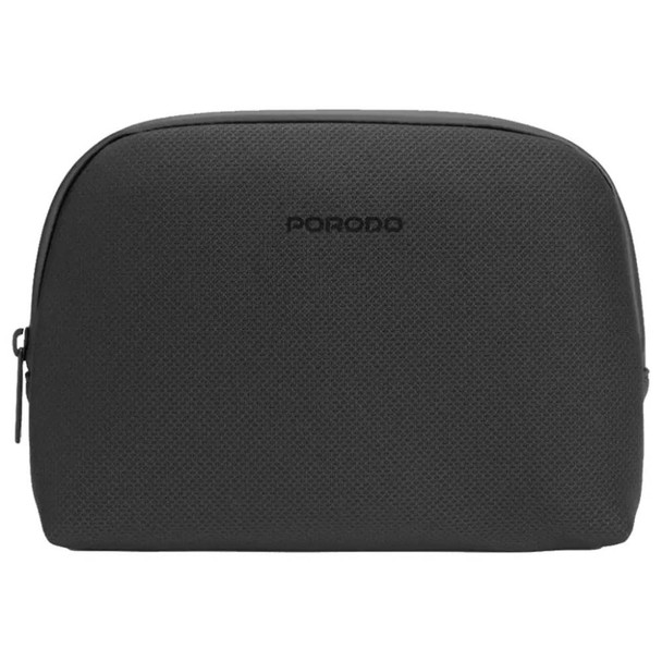 Porodo Lifestyle Geneva Tech Accessory Pouch - Black | PDLFSTPBK