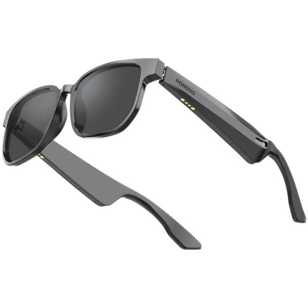 Porodo Lifestyle Vistax Intelligent Audio Eyewear - Black | PDSGUVP103BK