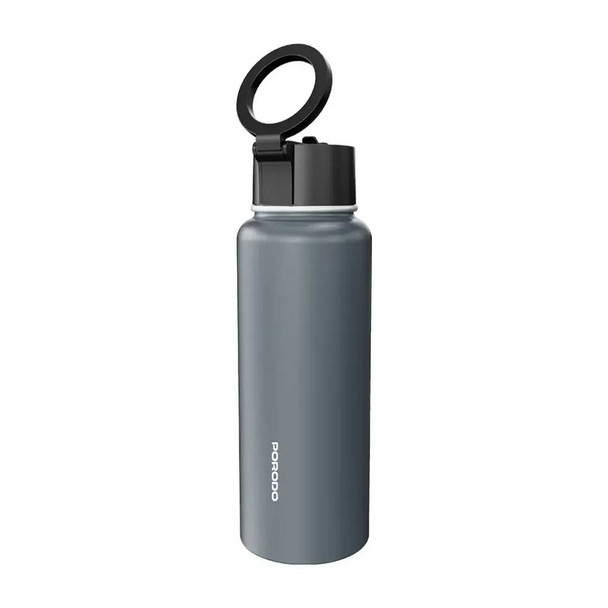 Porodo Lifestyle Magnetic Mount Water Bottle (1L) - Grey | PD-LFST134-GY
