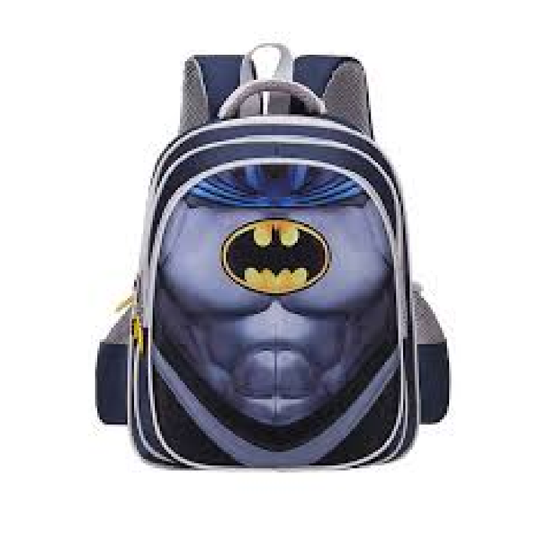 Kids Batman School Backpack – Black & Grey | 327-1