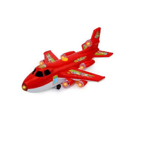 Happy Plane Light & Music Toy Airplane – Red | NO-3322