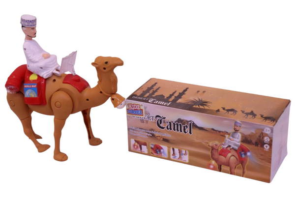 Desert Camel Rider Toy with Lights & Music – Brown | CH8880M