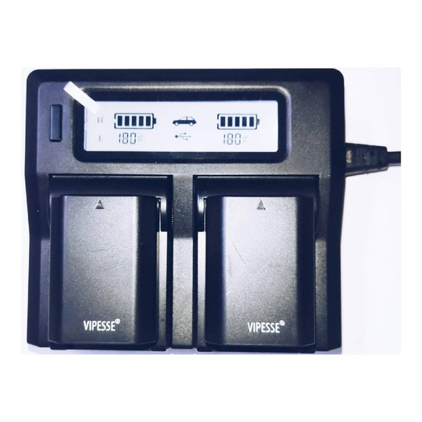 Vipesse Dual Digital Battery Charger | NP-FZ100