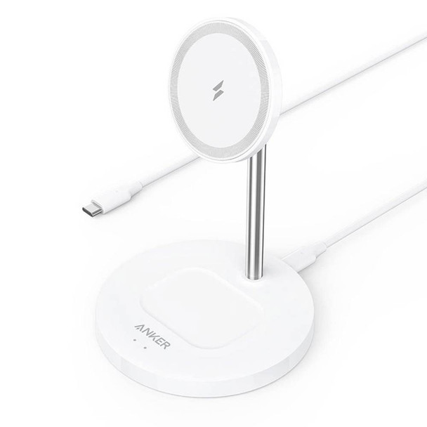 Anker PowerWave Magnetic 2-in-1 Wireless Charging Stand Lite | A2543