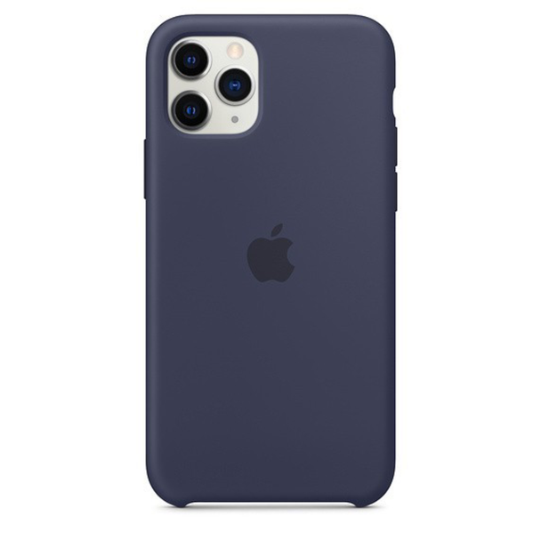 Apple iPhone 11 Pro Silicon Case, Midnight Blue | MWYJ2