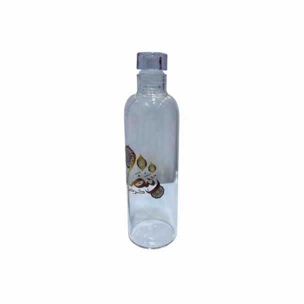 Ramadan Glass Bottle – Arabic Calligraphy “Ramadan Kareem” Design | 7047-16