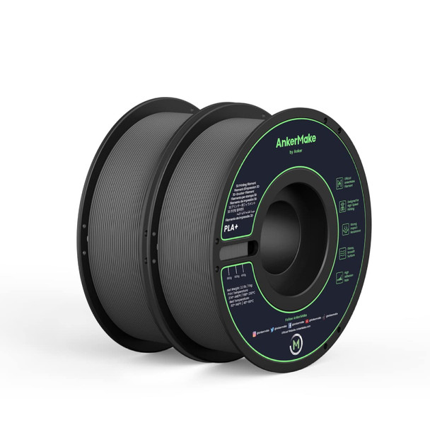 Anker PLA+ 3D Printing Filament - Black | V6110211