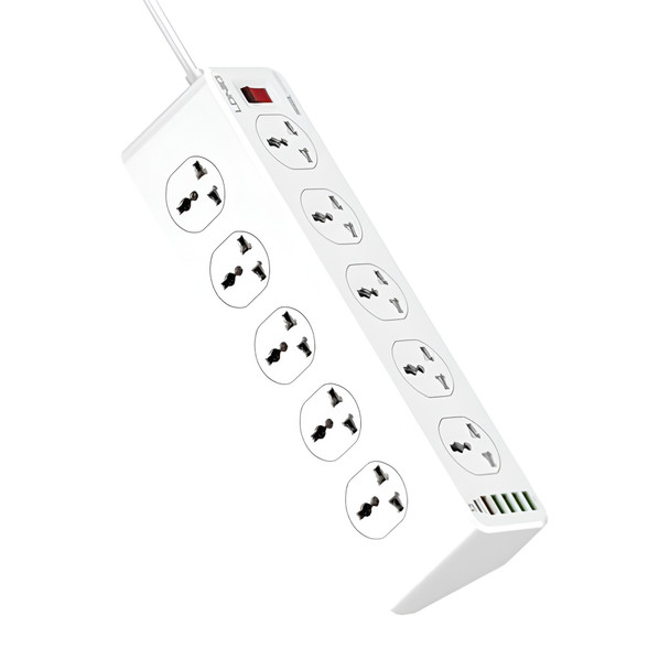 LDNIO Universal 10 Power Socket USB Power Strip | SC10610C