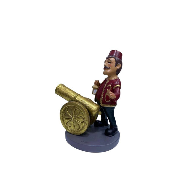 Ramadan Resin Cannon Figurine Incense Burner – Traditional Ottoman Style | 2002-81