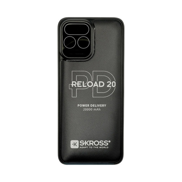 SKROSS Reload 20HGF-PD 20000mAh Power Bank – USB-C PD Fast Charging (Black) | 1400138B