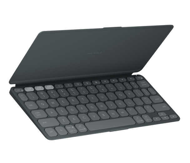 Logitech Keys-To-Go 2 Portable Bluetooth Wireless Keyboard with Built-in Cover - Graphite | 920-012917