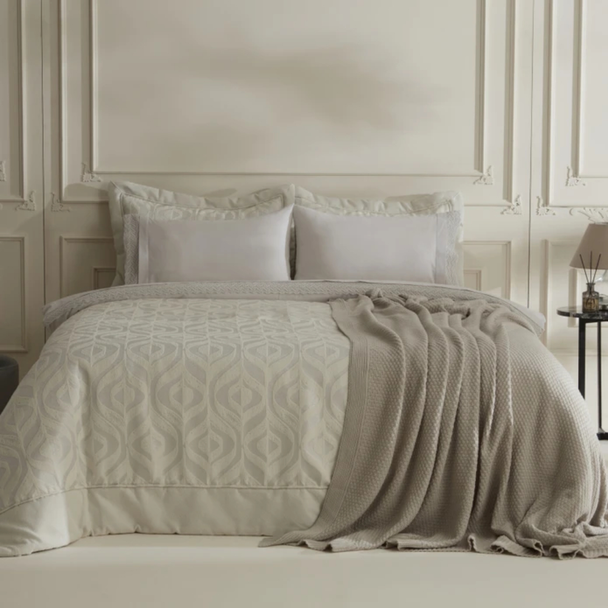 Karaca Home Bride Collection Elina 8-Piece Ecru Dowry Set | 8680214359679