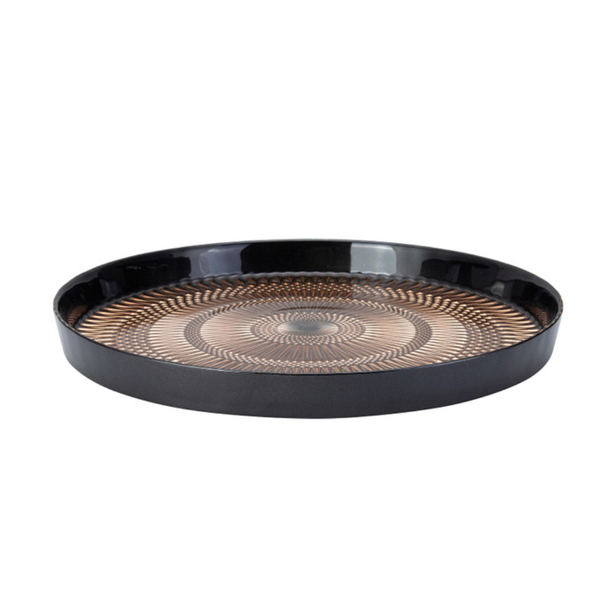 Karaca Home Palermo 32cm Copper Glass Tray | 153.19.01.1147