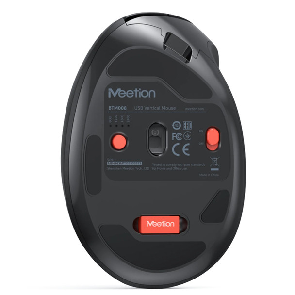 Meetion 2.4G Bluetooth Dual Mode Vertical Mouse | BTM008