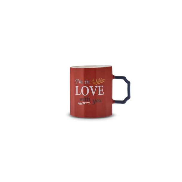 Karaca Latte Love 325ML Red Mug | 153.09.01.5408