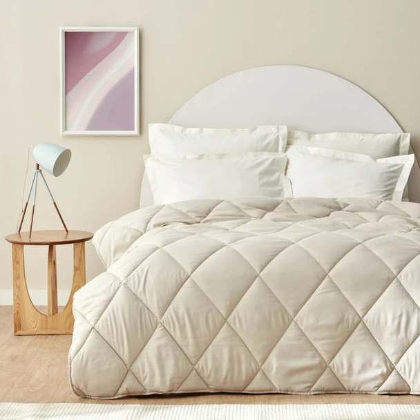 Karaca Sarah Anderson Grimes Beige Microfiber Double Duvet | 160.22.08.0006