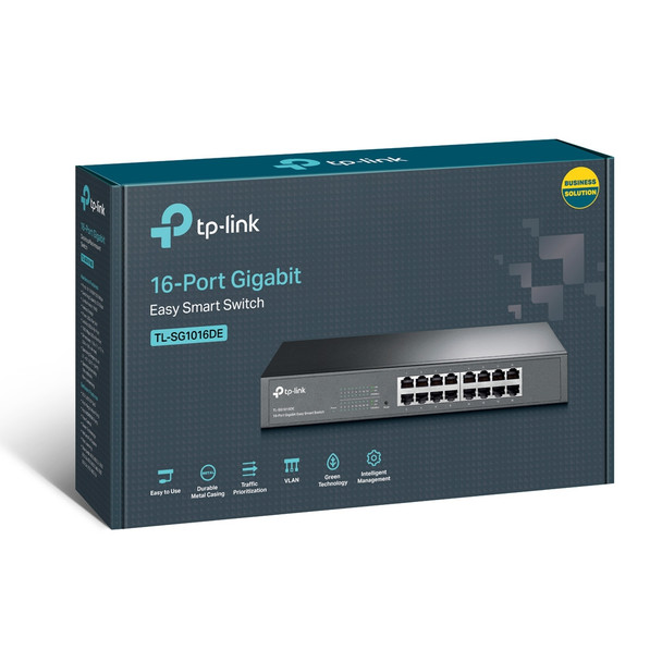 TP-Link 16-Port Gigabit Easy Smart Switch | TL-SG1016DE