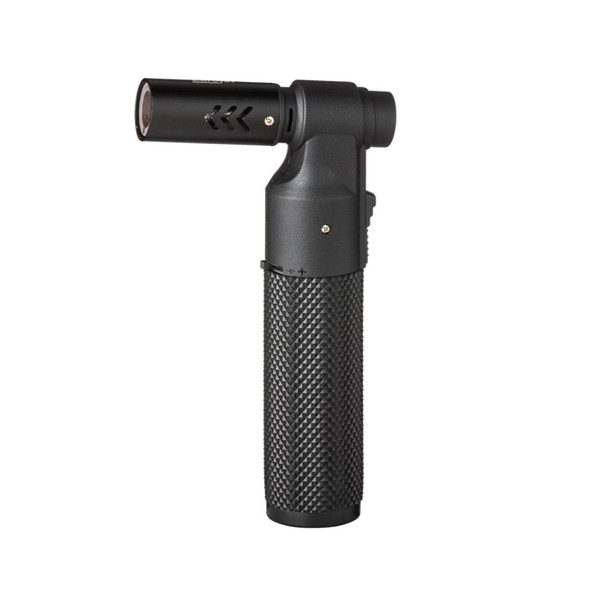 Hemingway Honest Cigar Lighter with V-Cut, Metal Jet Flame 2-in-1 Windproof – Black | HMW-803BK