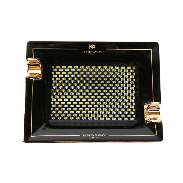 Hemingway Ceramic Ashtray – Black | HMW-HA001