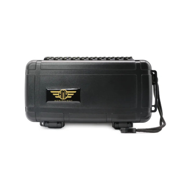 Hemingway Travel Box Small Hard Case with Pluck Foam Insert Plastic Box Cigar Case | HEM-7001