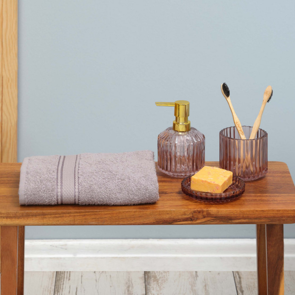 Karaca Home Daily Soft 100% Cotton Grey 50x90cm Face Towel | 200.20.01.0226