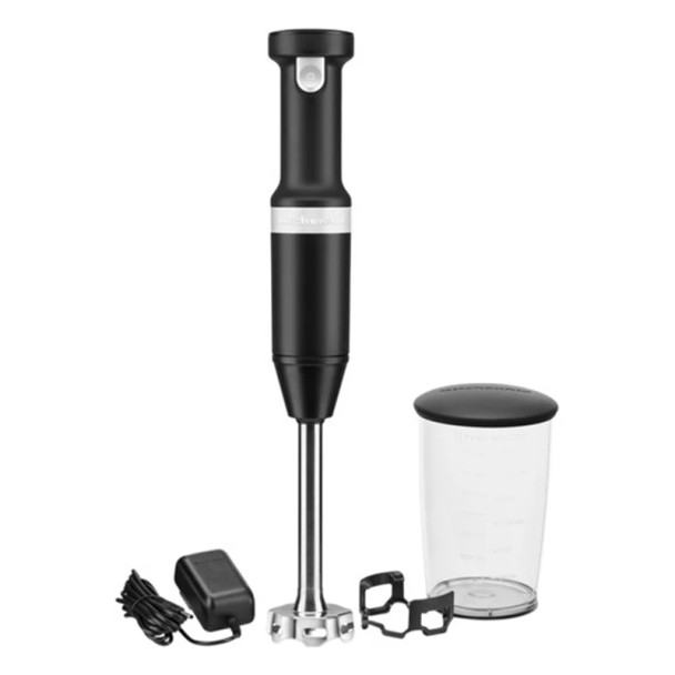 KitchenAid Cordless Variable Speed Hand Blender - Matte Black | 5KHBBV53EBM