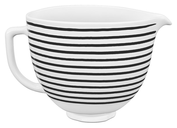 KitchenAid 4.7L Ceramic Bowl - Horizontal Stripes | 5KSM2CB5PHS