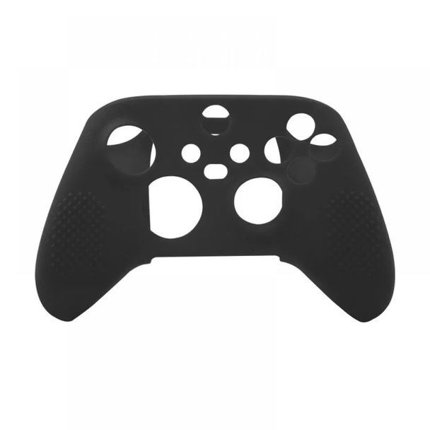 Silicone Anti-Slip Cover with two Thumb Grips For Xbox Series X|S Controllers - Black