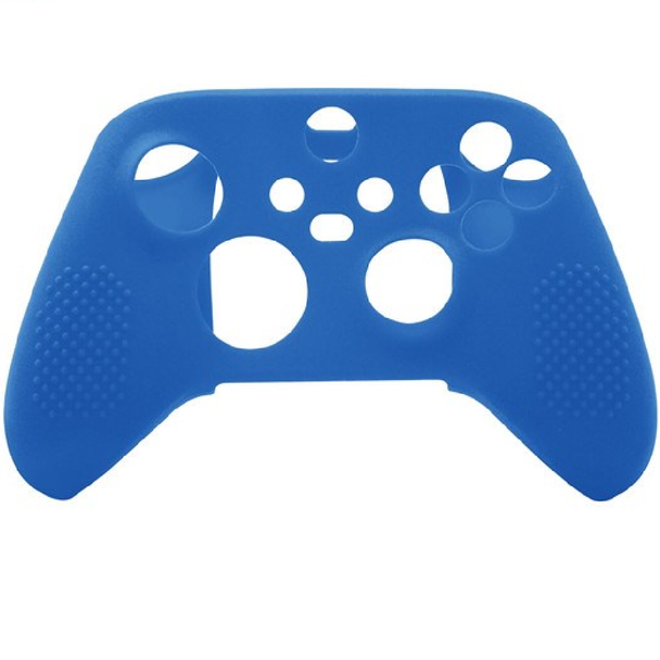 Silicone Anti-Slip Cover with two Thumb Grips For Xbox Series X|S Controllers - Blue