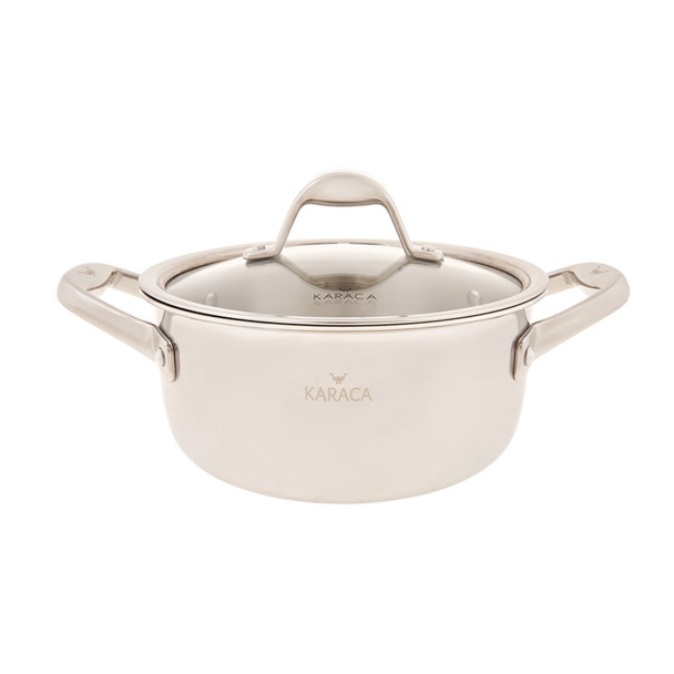Karaca 3Ply Powersteel 316+ Steel 20cm 2.6L Pot | 153.03.08.0550