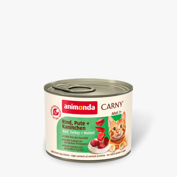 Animonda Carny Pate Adult Rind, Pute + Kaninchen | RND-PT-KNCH