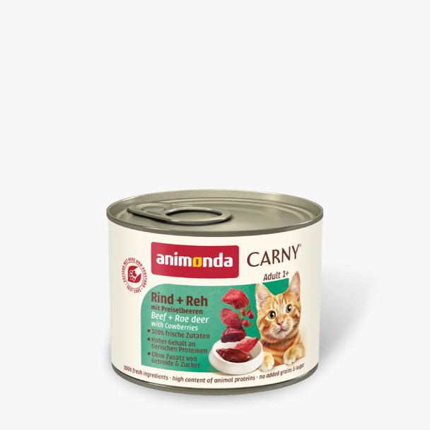 Animonda Carny Pate Adult Rind + Reh | RND-REH