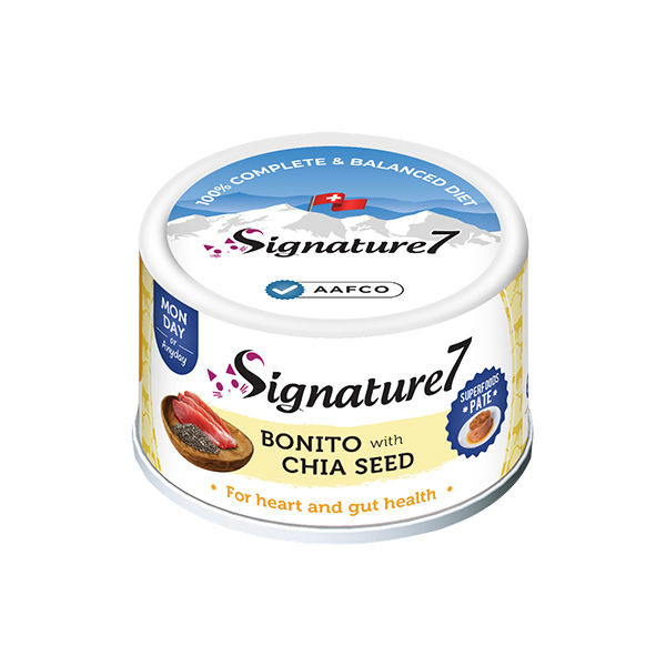 Signature 7 Cat Bonito with Chia Seeds Pâté 80g | CAN023 | 0653871285337