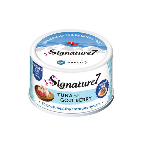 Signature 7 Can Cat Tuna with Goji Berry Pâté 80g - 0653871285351 (Wednesday) | CAN029