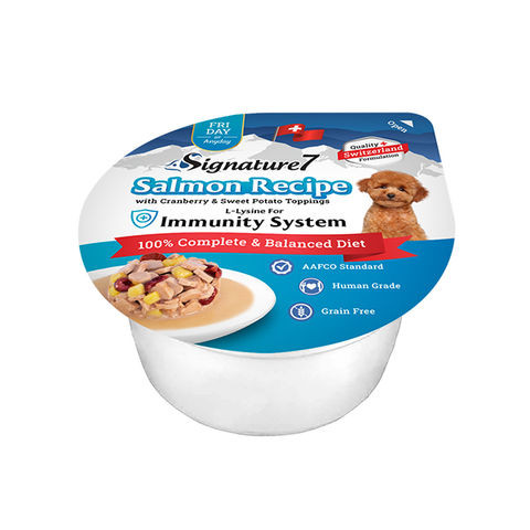 Signature 7 Dog Salmon Immunity System 6×80g - 0753692082372 (Friday) | DOG005