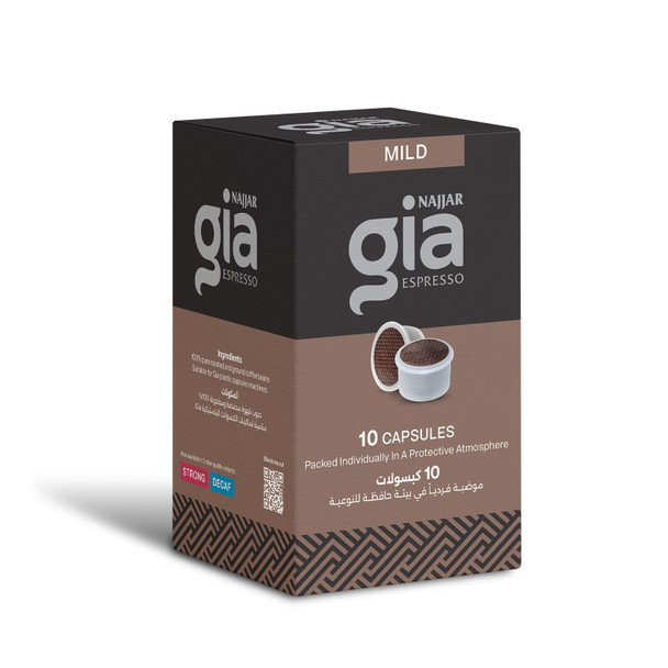 Gia Najjar Mild Aluminum Nespresso® Compatible Capsules – 10 Capsules