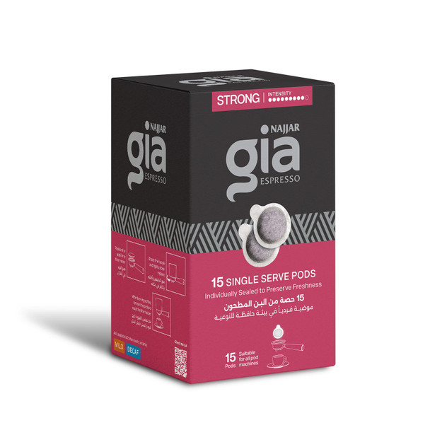 Gia Najjar Strong Coffee Pods - 15 Pods
