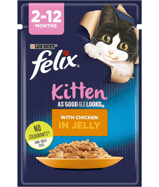 Felix Kitten As Good As It Looks Chicken Pouch 85g | 206504