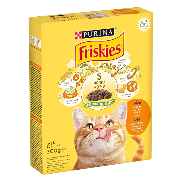 Friskies Cat Chicken & Vegetable Wet Food Multipack 300g | 206001