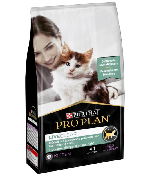 Pro Plan LiveClear Kitten Turkey Cat Food - 1.4kg | 205058