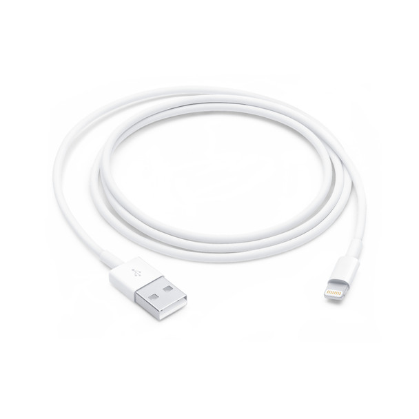 Apple Lightning to USB cable MUQW3AM/A 1 meter white for iPhone iPad iPod