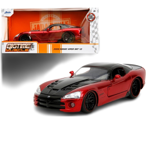 Jada Bigtime Muscle 2008 Dodge Viper SRT-10 Die-Cast Model Car | 3009