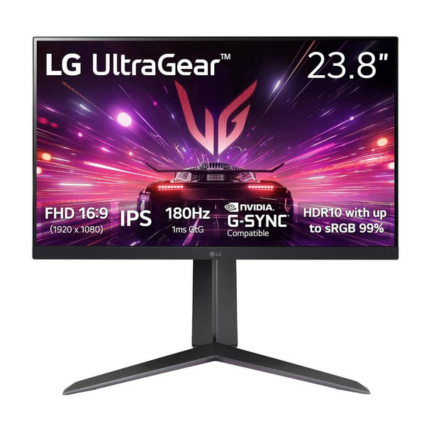 LG UltraGear 24″ Gaming Monitor - 180Hz - 1ms - FHD IPS | 24GS65F-B