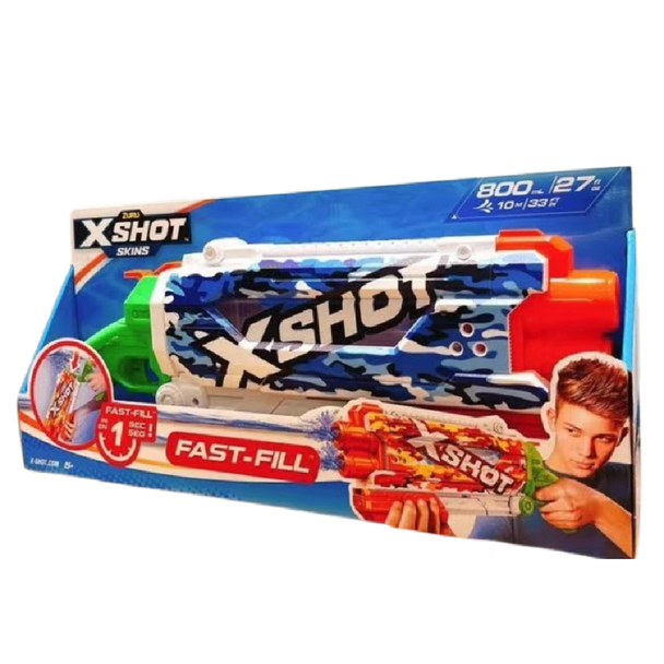 XShot Skins Fast Fill Water Blaster – 800 ml | 11855