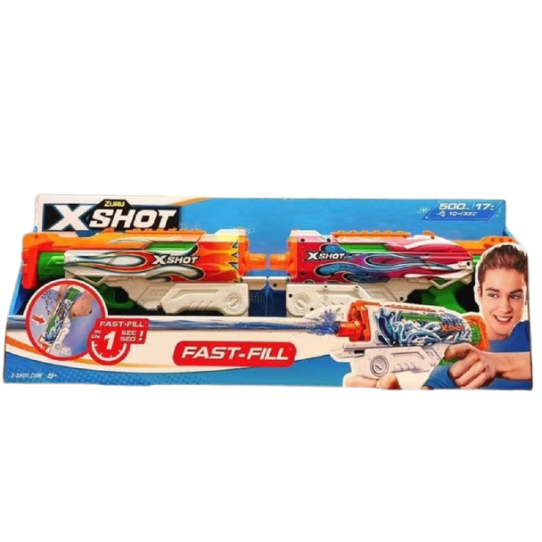 XShot Fast Fill Water Blaster Twin Pack – 500 ml | 11858