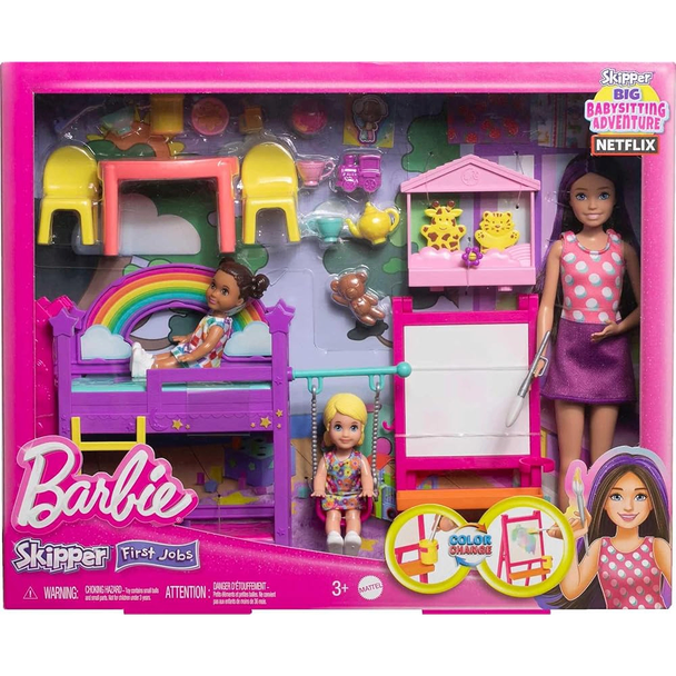 Barbie Skipper Babysitters Inc. Playset with Doll & Accessories | HND18