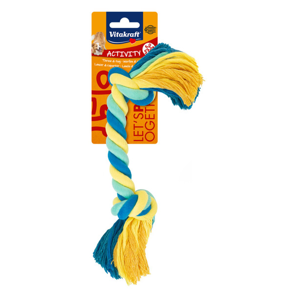 Vitakraft Activity Double Rope Cotton Dog Toy - 1 pc | 200896 / 200899
