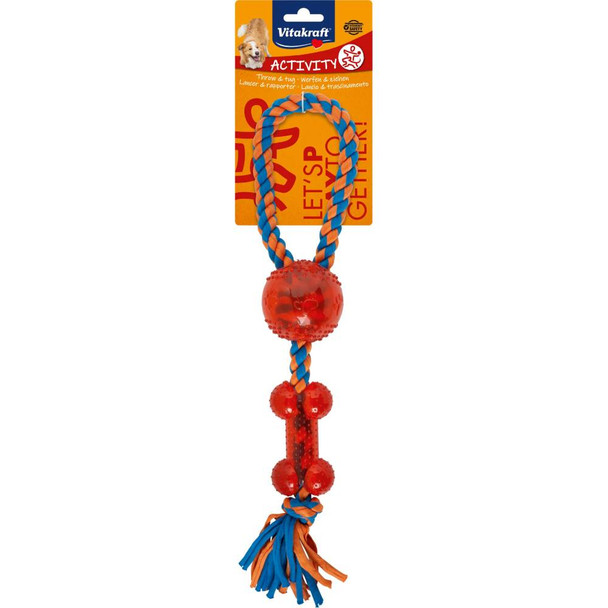 Vitakraft Activity Rope Big Bone Dog Toy - 1 pc | 200894