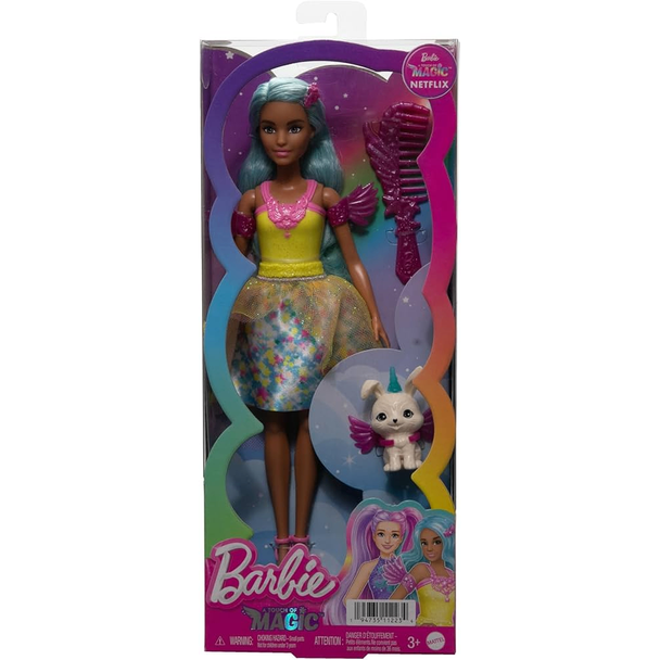 Barbie Magic Netflix Fashion Doll with Pet | HLC34